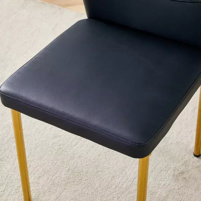 Modern Tufted Linen Dining Bench, Black Rubber Wood Legs