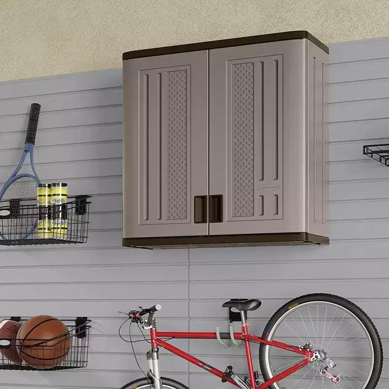 Armoire murale de garage à étagère unique avec organisateur d'outils à main, lot de 2