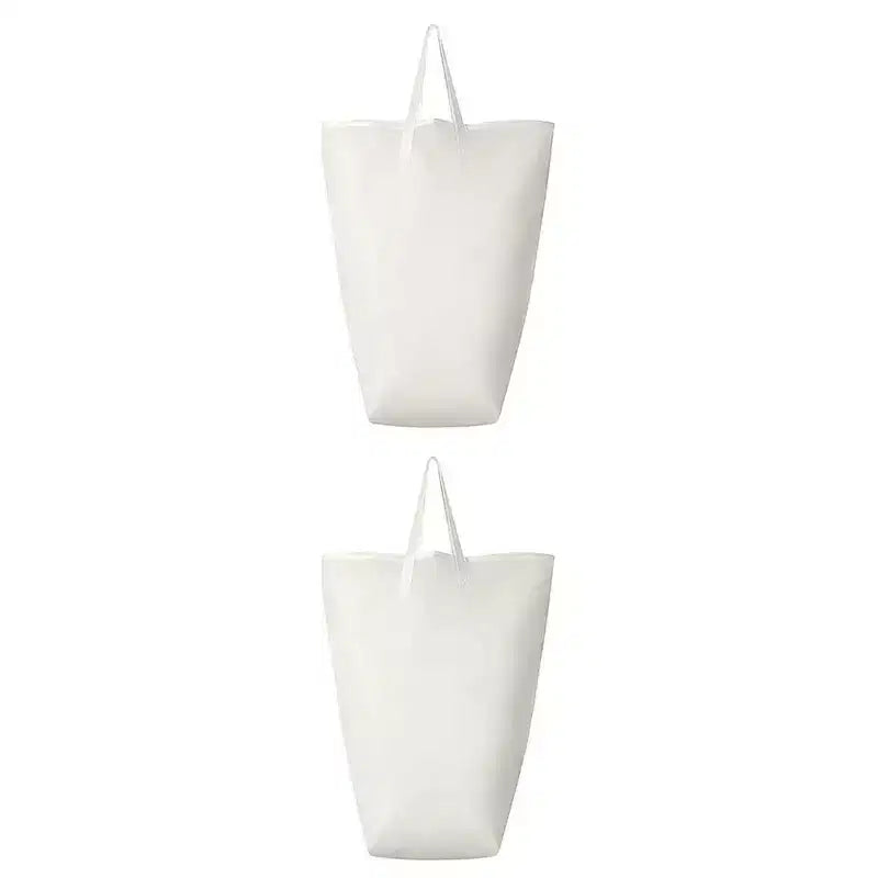 154-Liter Fabric 2-Section Collapsible Double Laundry Basket with Lid and Removable Bags