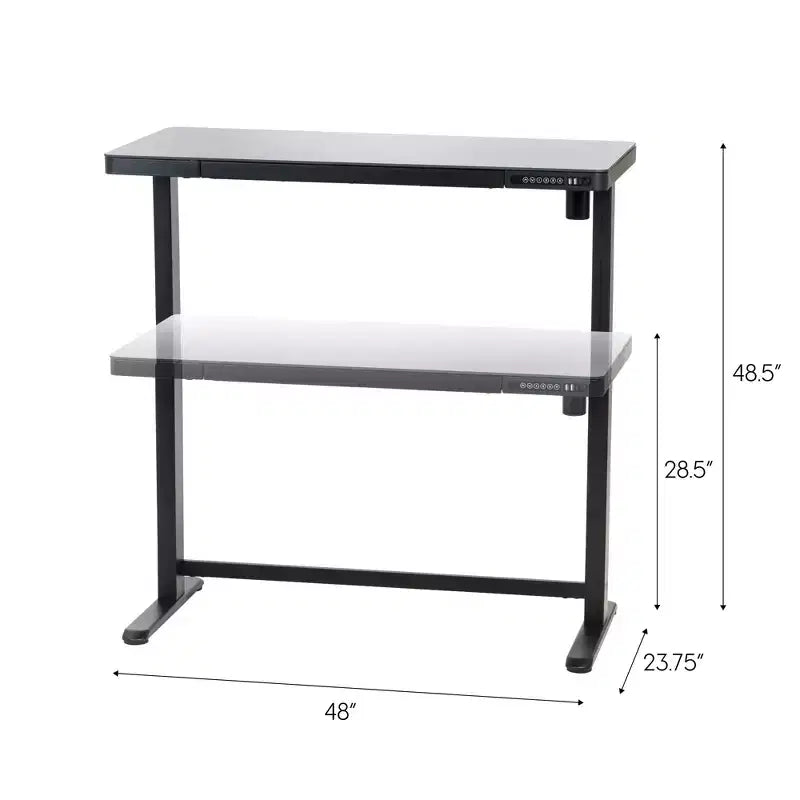 Electric Height Adjustable Standing Desk with USB Port