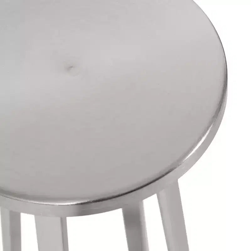 Round Iron Drink Table / Pedestal Side Table