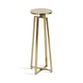 Round Iron Drink Table / Pedestal Side Table