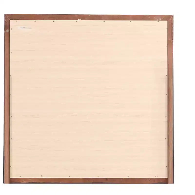 38" Classic Square Wood Framed Dresser Mirror