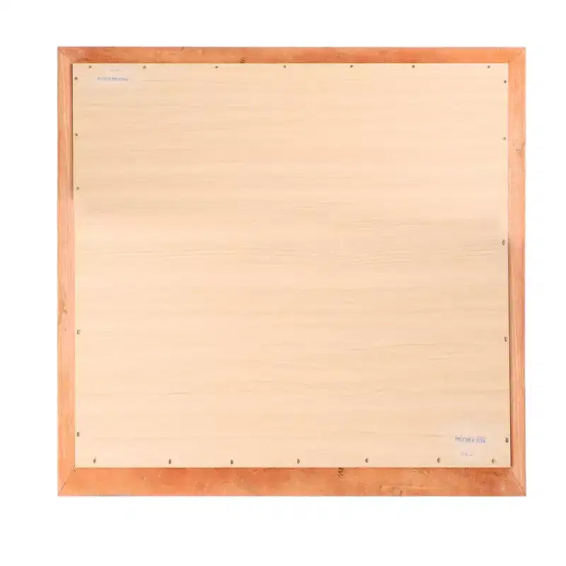 38" Classic Square Wood Framed Dresser Mirror
