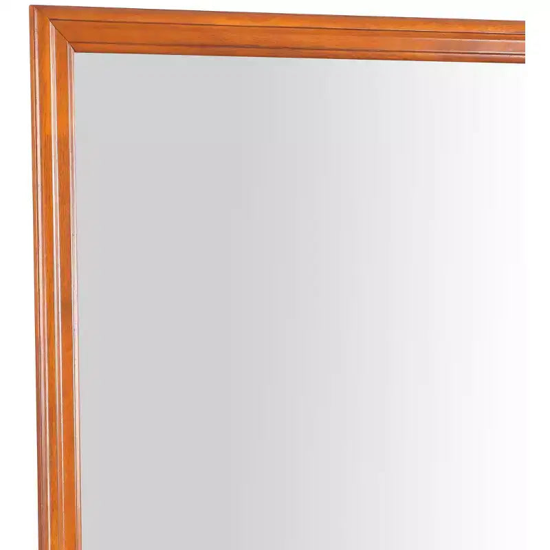 38" Classic Square Wood Framed Dresser Mirror