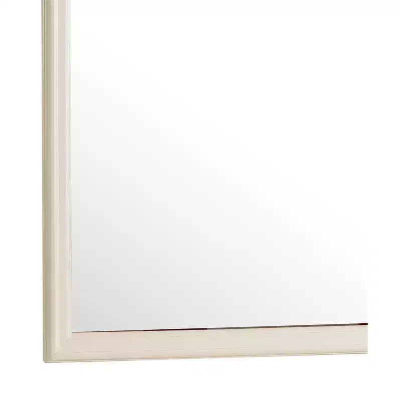 38" Classic Square Wood Framed Dresser Mirror