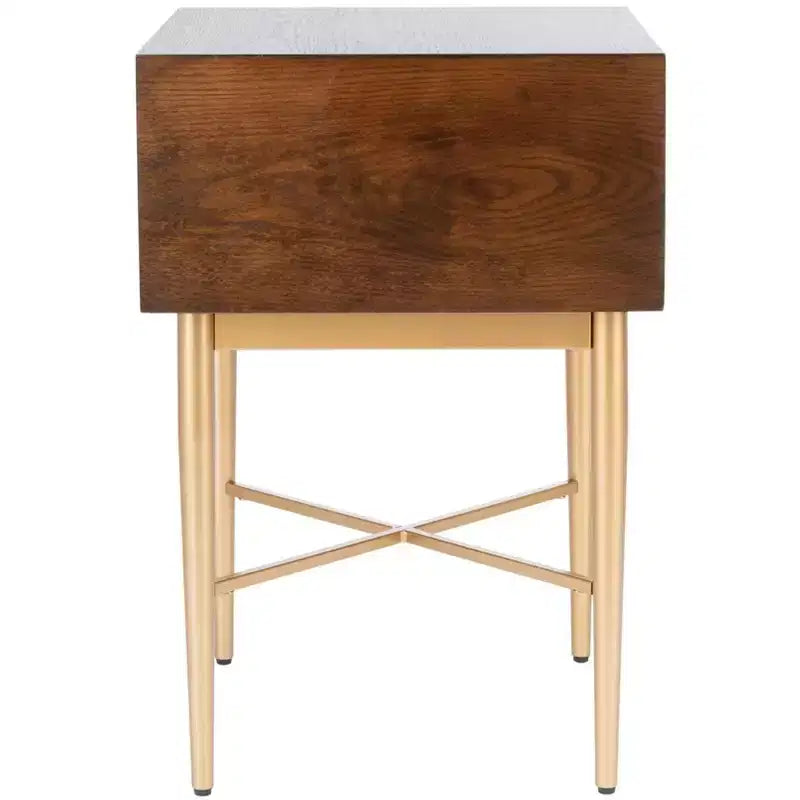 1-Drawer Nightstand with Velvet Drawer Lining