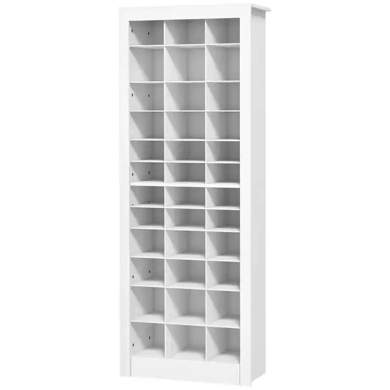 71" Narrow Shoe Cabinet for Entryway - 36 Pairs