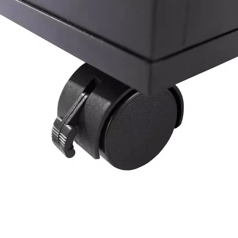 2-Drawer File Cabinet with Lock and Rolling Wheels
