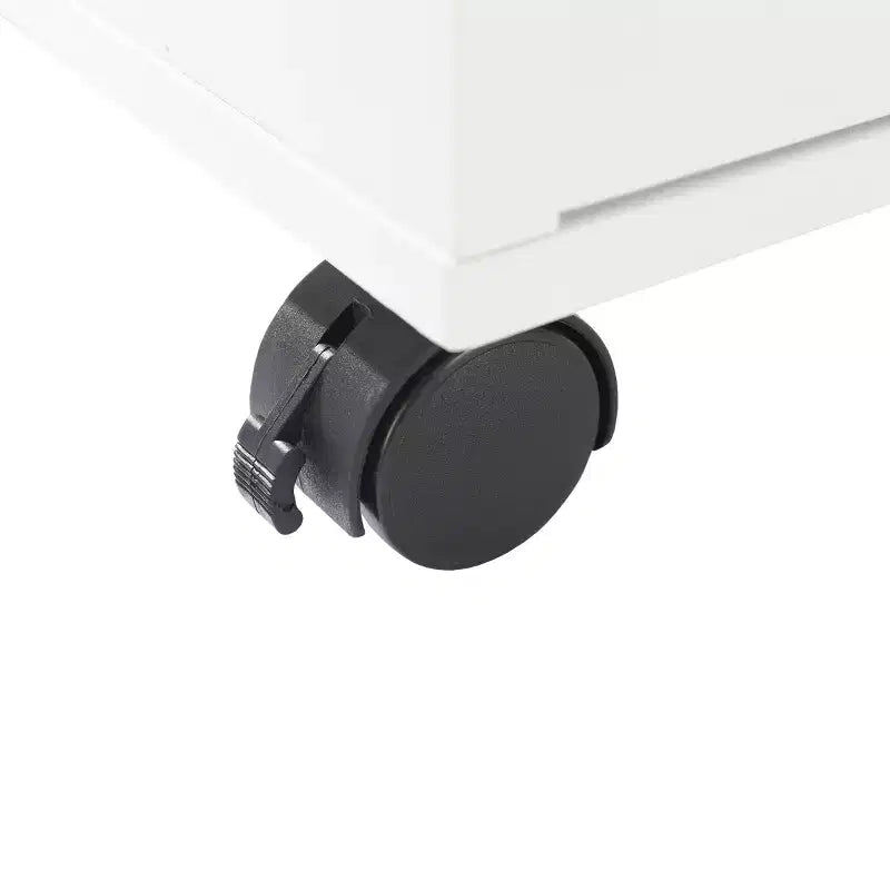 2-Drawer File Cabinet with Lock and Rolling Wheels