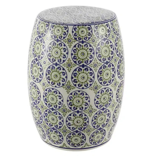 JONATHAN Y Lula 17.25 Suzani Ceramic Garden Stool/Accent Table