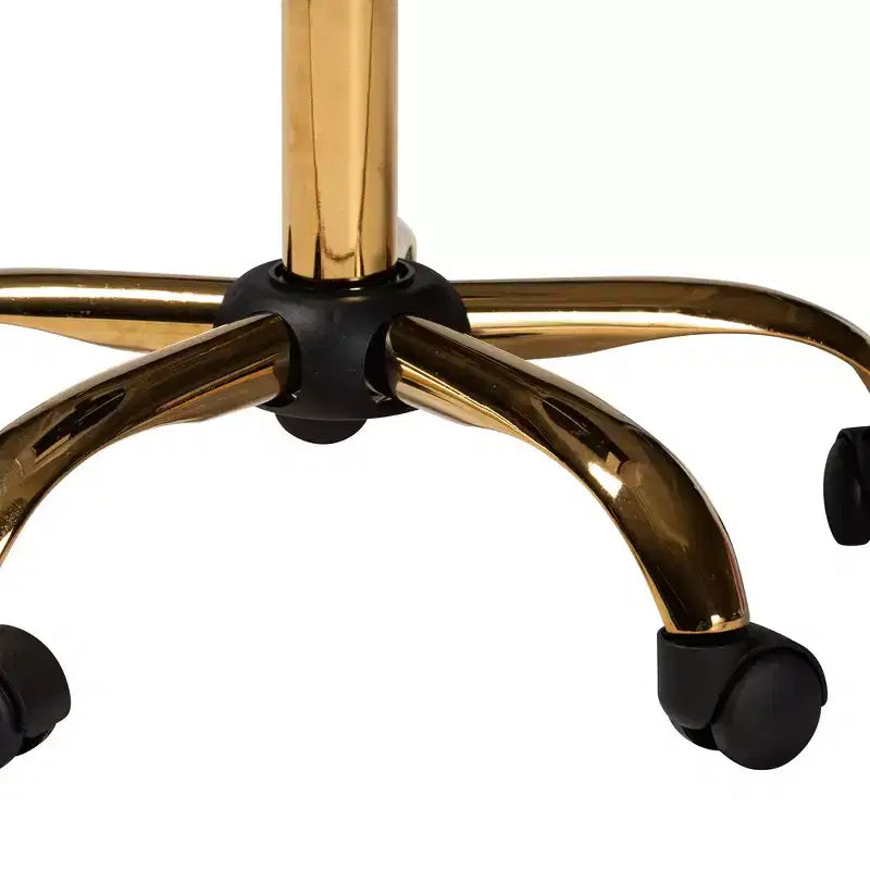 Contemporary Glam Velvet Swivel Office Chair
