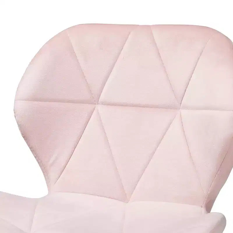 Contemporary Glam Velvet Swivel Office Chair