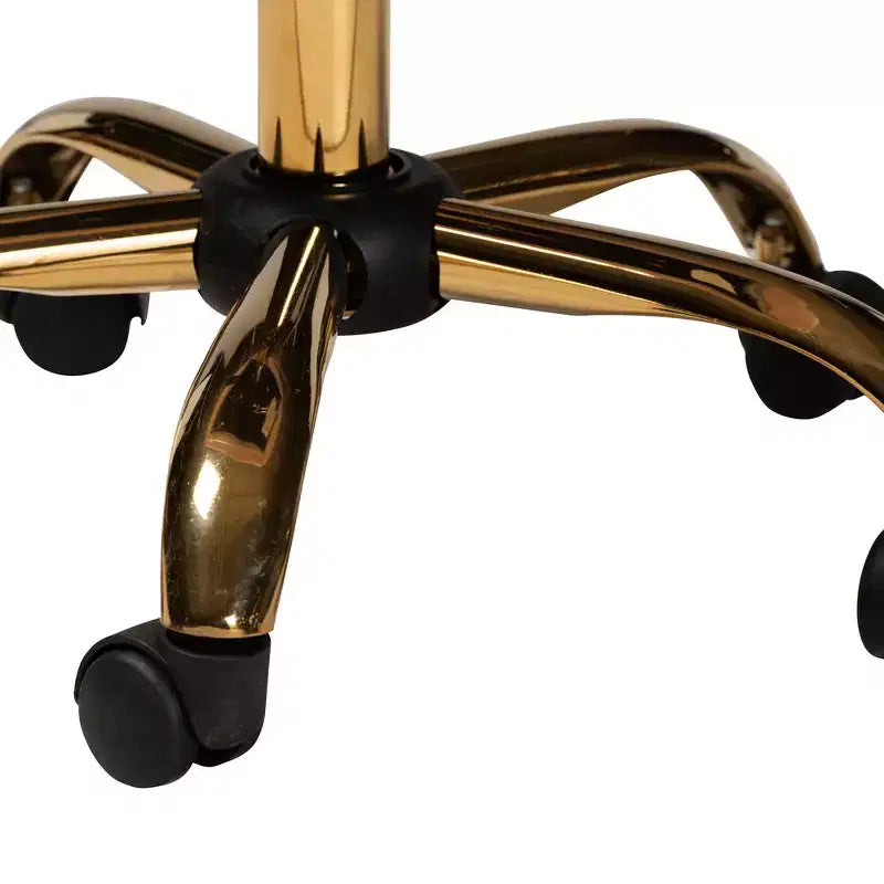 Contemporary Glam Velvet Swivel Office Chair