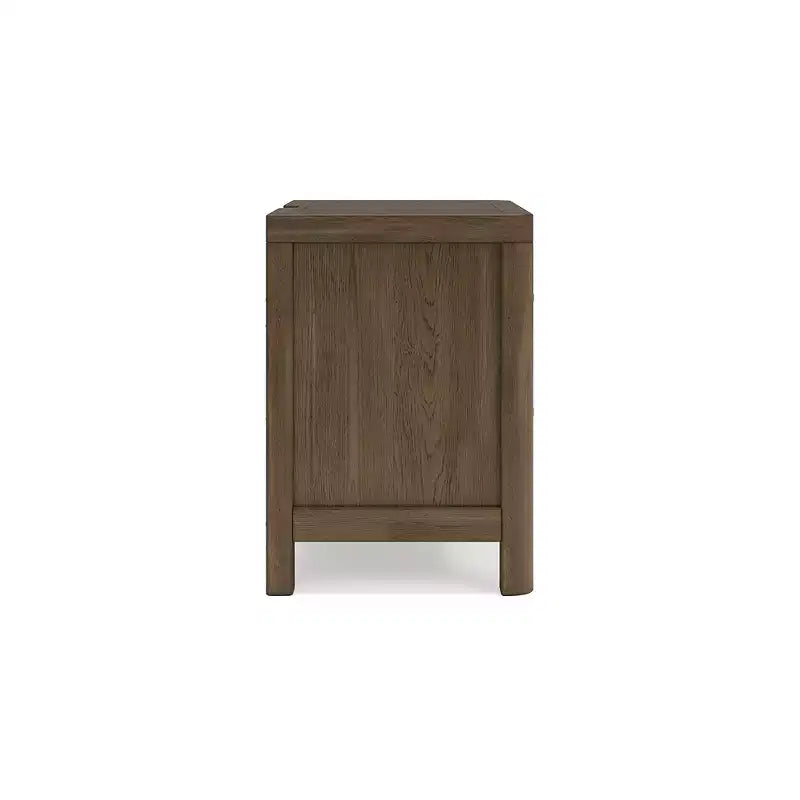 2-Drawer Nightstand, Light Brown