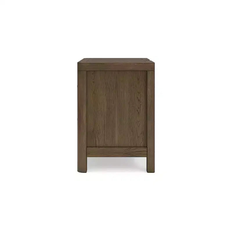 2-Drawer Nightstand, Light Brown