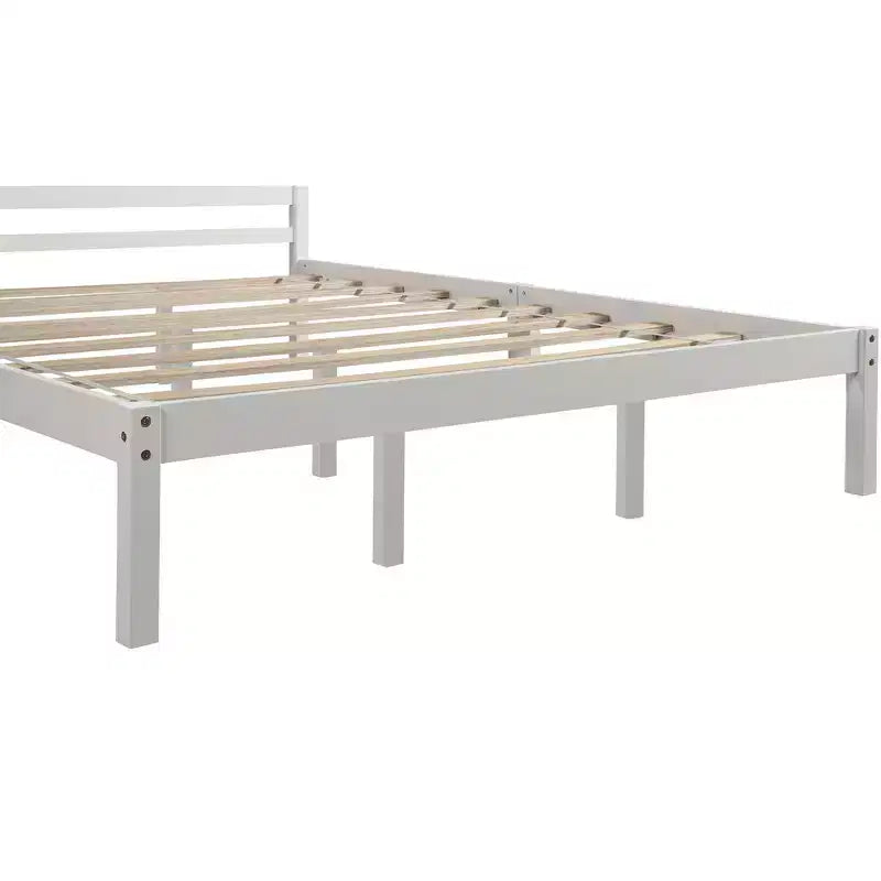 Queen/Full/Twin Size Wood Platform Bed Frame with Headboard