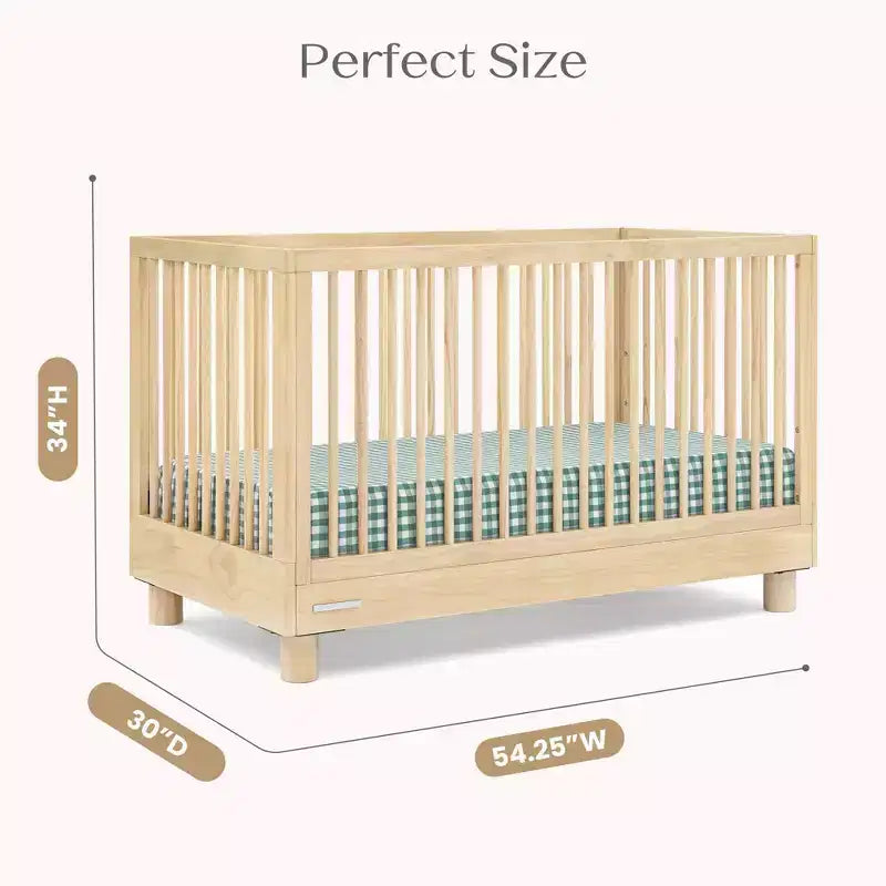 4-in-1 Convertible Full-Size Crib - Newborn to Toddler