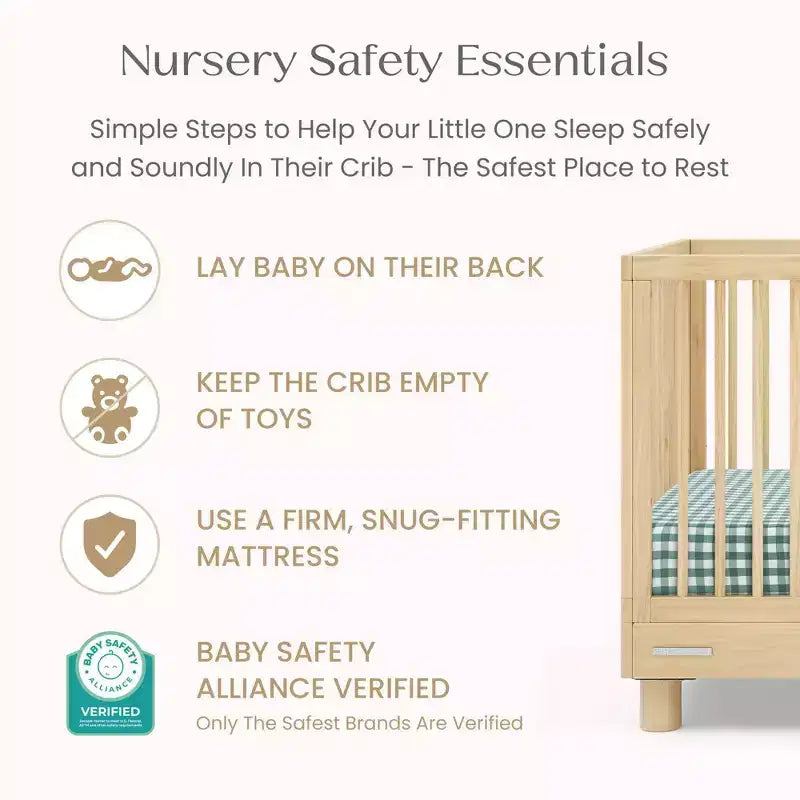 4-in-1 Convertible Full-Size Crib - Newborn to Toddler