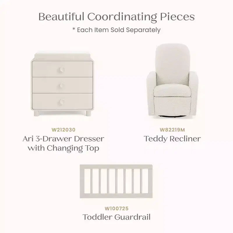 4-in-1 Convertible Full-Size Crib - Newborn to Toddler