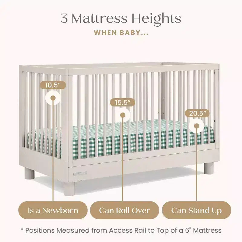 4-in-1 Convertible Full-Size Crib - Newborn to Toddler